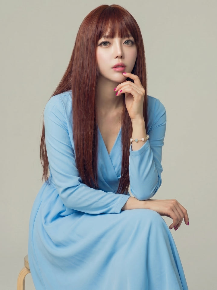 フルウィッグ レースストレート：自然なウィッグ通販MYWIG