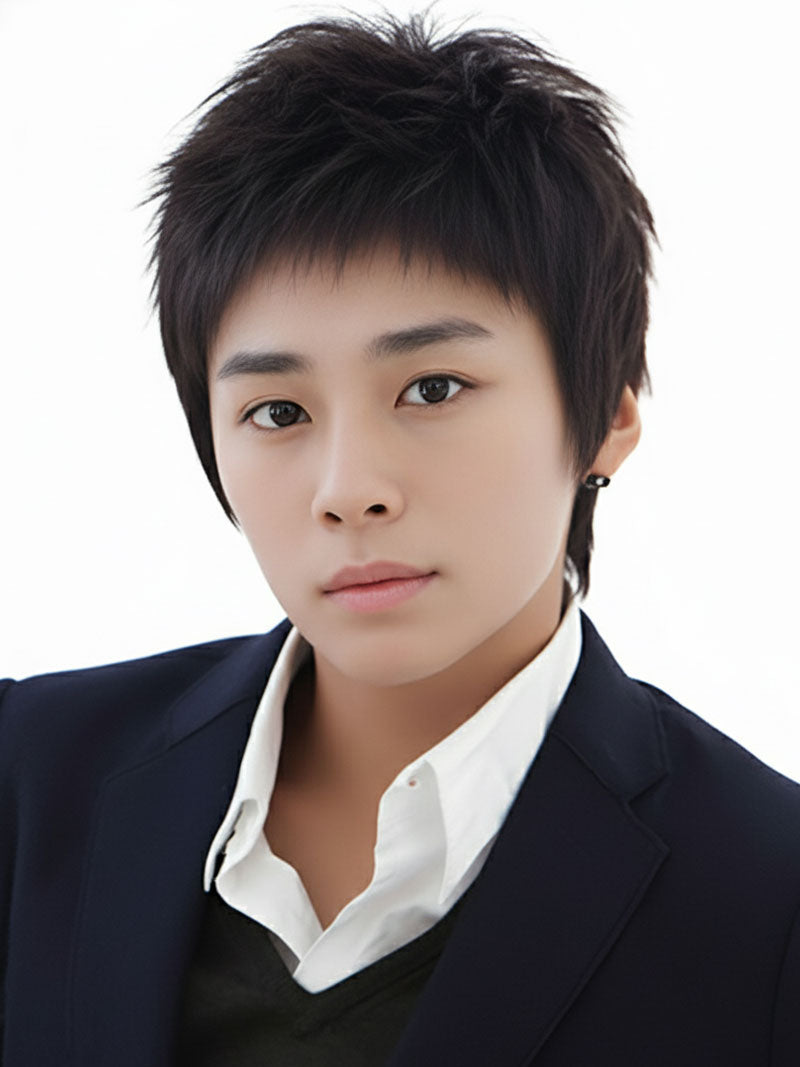 メンズウィッグ ショートシャギーカット