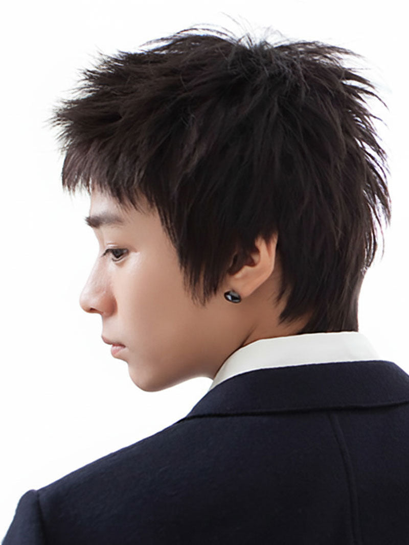 メンズウィッグ ショートシャギーカット