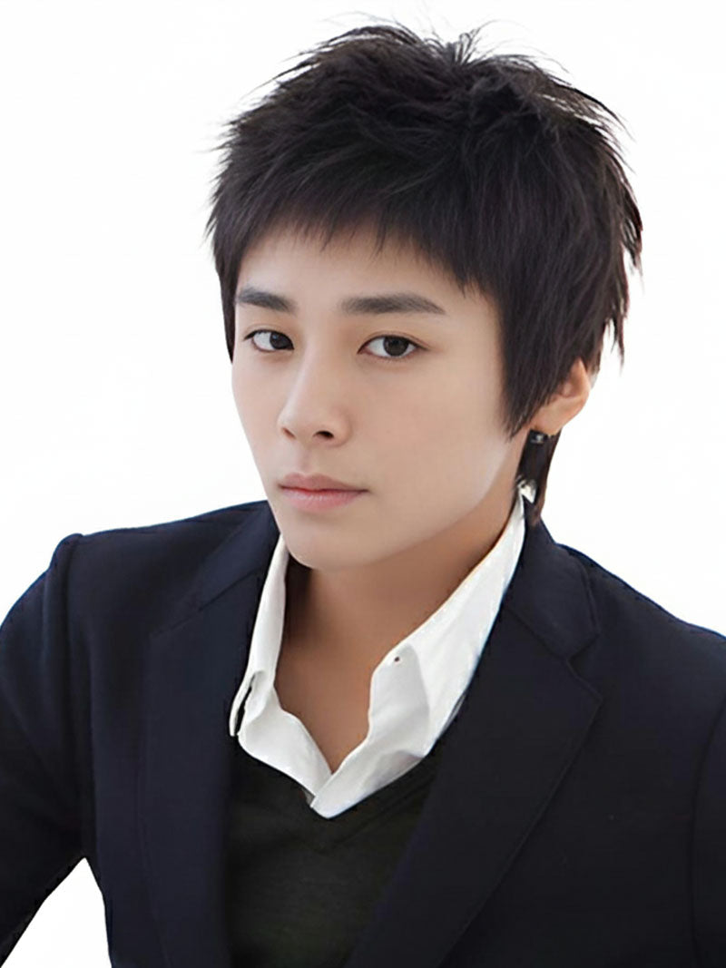 メンズウィッグ ショートシャギーカット