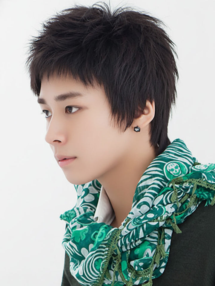 メンズウィッグ ショートシャギーカット