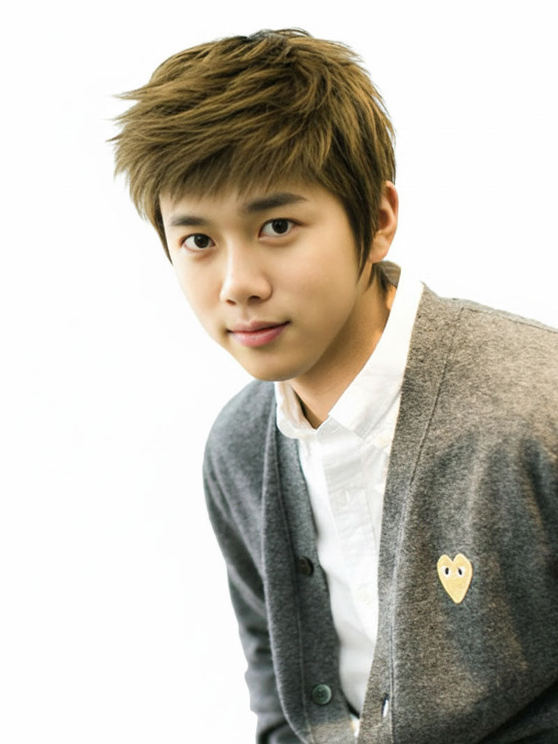 メンズウィッグ ショートシャギーカット