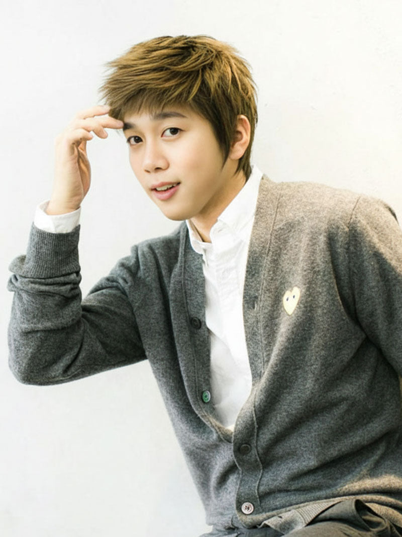 メンズウィッグ ショートシャギーカット