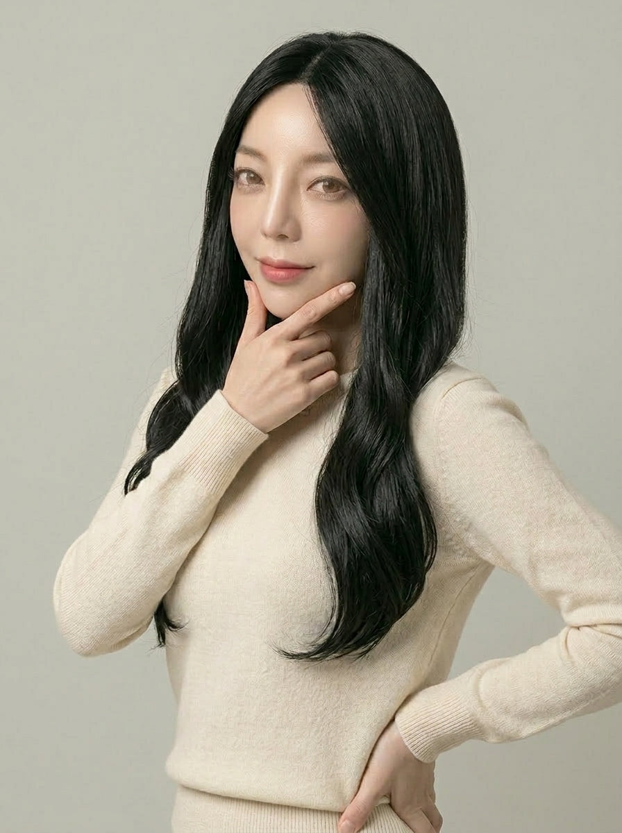 フルウィッグ ナチュラルロングウェーブサイド：自然なウィッグ通販MYWIG