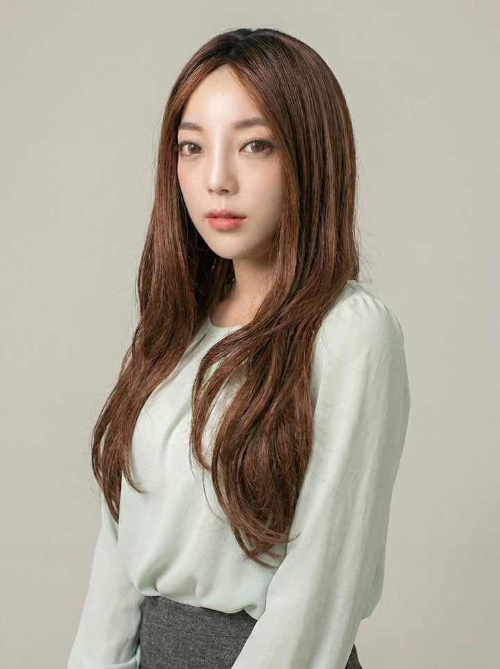 フルウィッグ ナチュラルロングウェーブサイド：自然なウィッグ通販MYWIG
