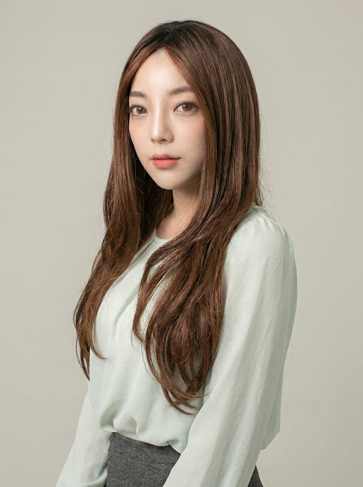 フルウィッグ ナチュラルロングウェーブサイド：自然なウィッグ通販MYWIG