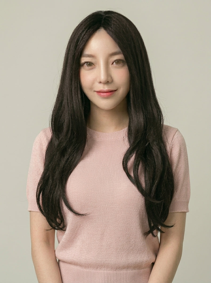 フルウィッグ ナチュラルロングウェーブサイド：自然なウィッグ通販MYWIG