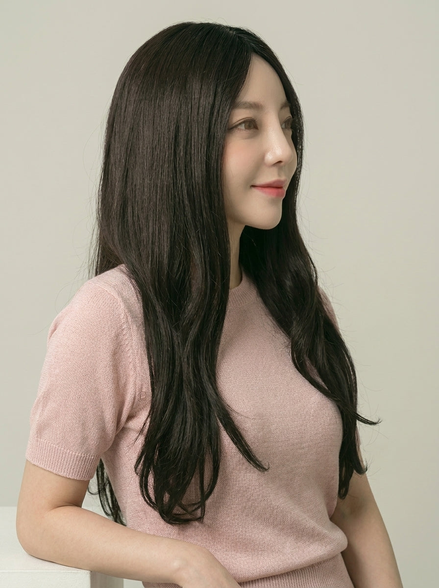 フルウィッグ ナチュラルロングウェーブサイド：自然なウィッグ通販MYWIG
