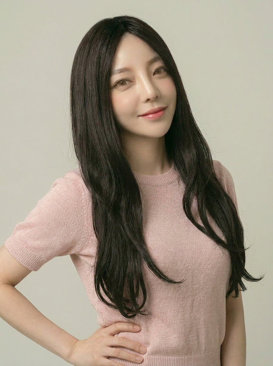 フルウィッグ ナチュラルロングウェーブサイド：自然なウィッグ通販MYWIG
