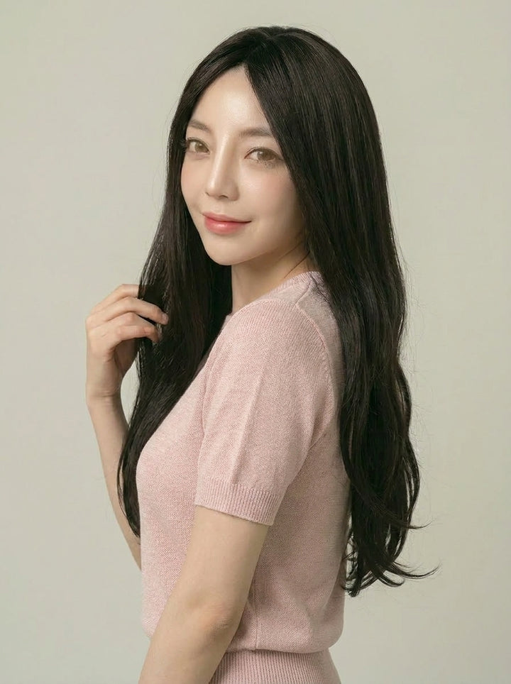 フルウィッグ ナチュラルロングウェーブサイド：自然なウィッグ通販MYWIG