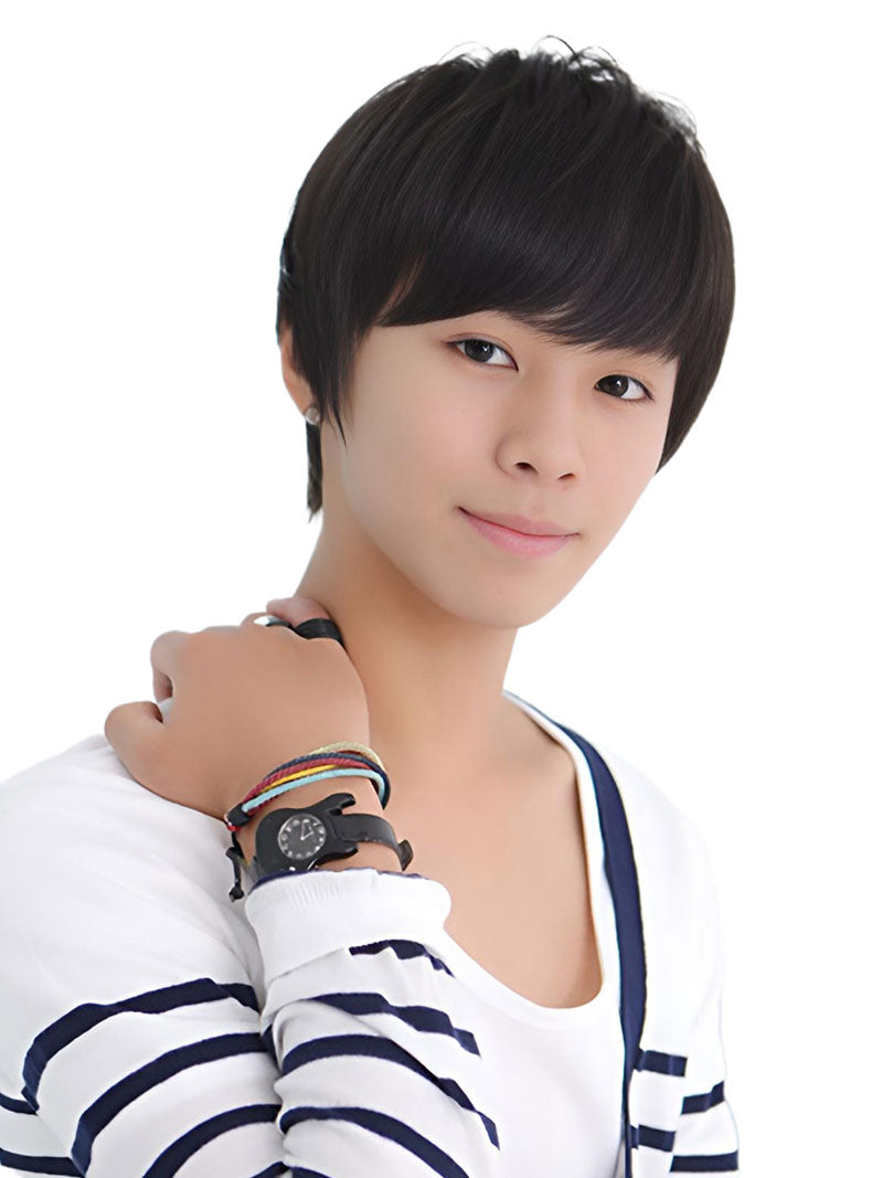 メンズウィッグ ナチュラル前髪