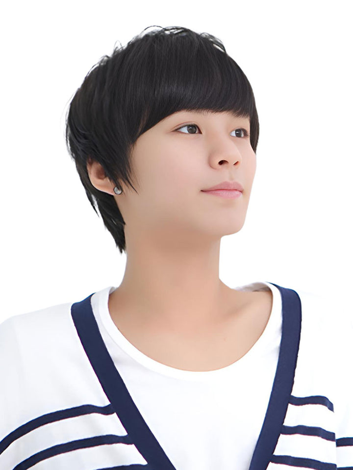 メンズウィッグ ナチュラル前髪