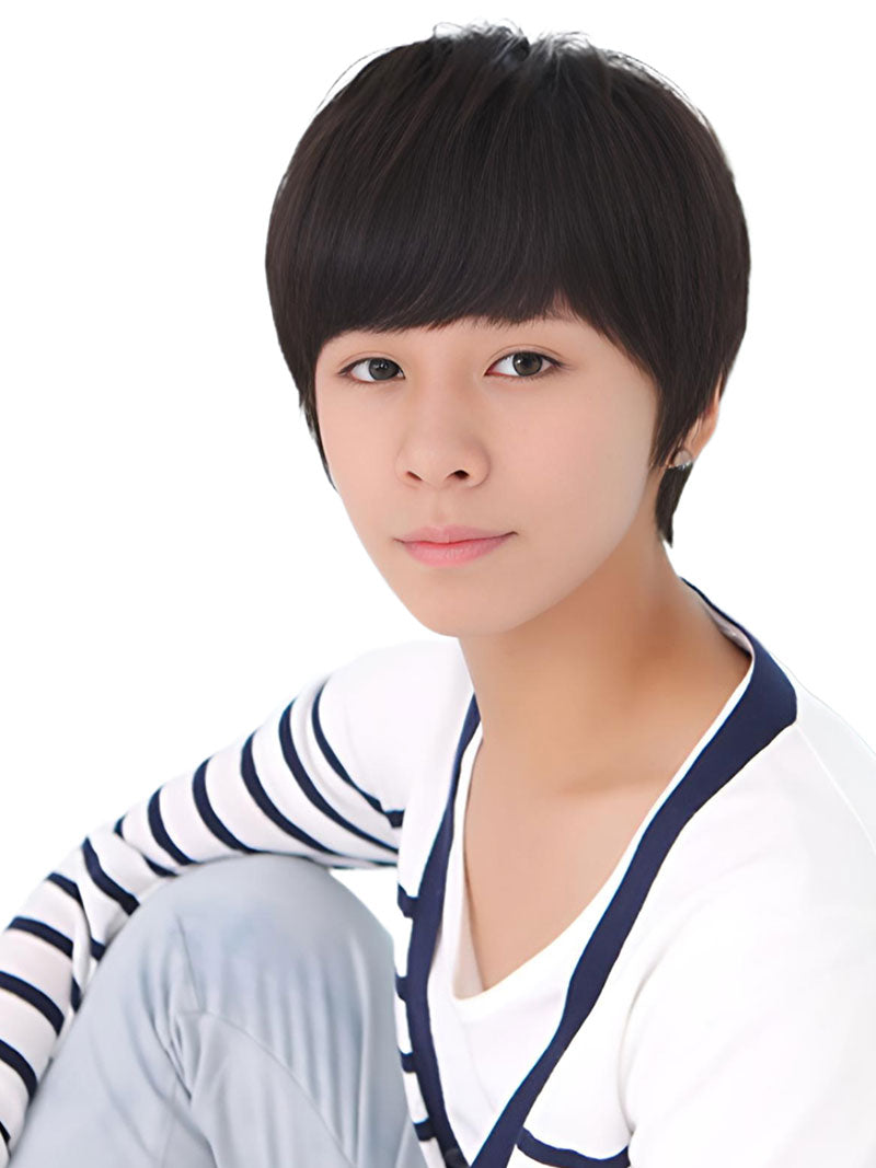 メンズウィッグ ナチュラル前髪