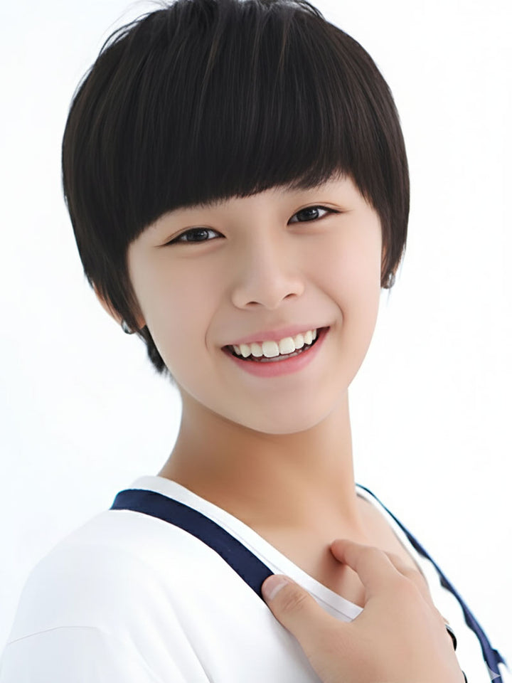 メンズウィッグ ナチュラル前髪