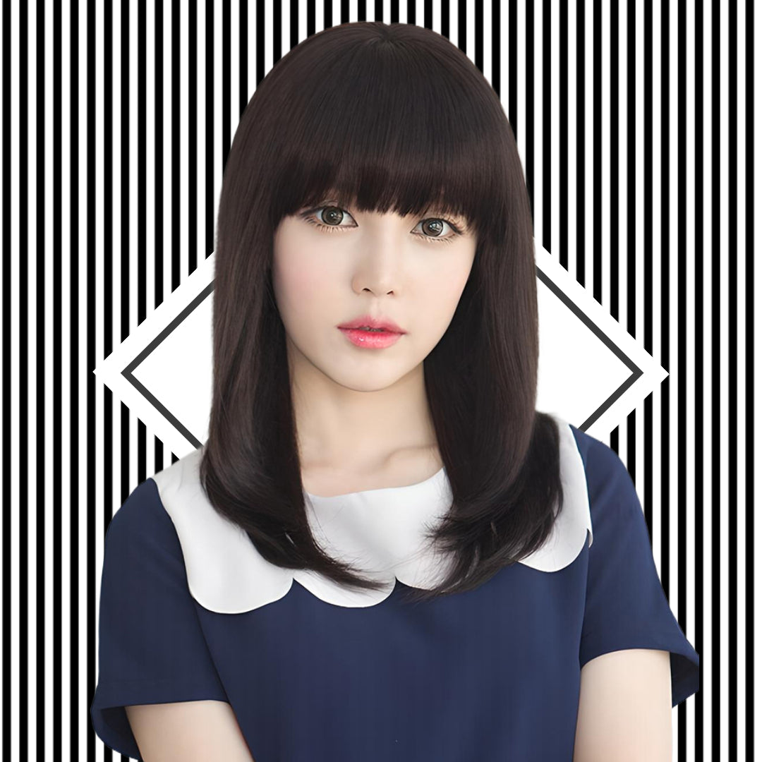 レディースウィッグ フルウィッグ ミディアムストレート